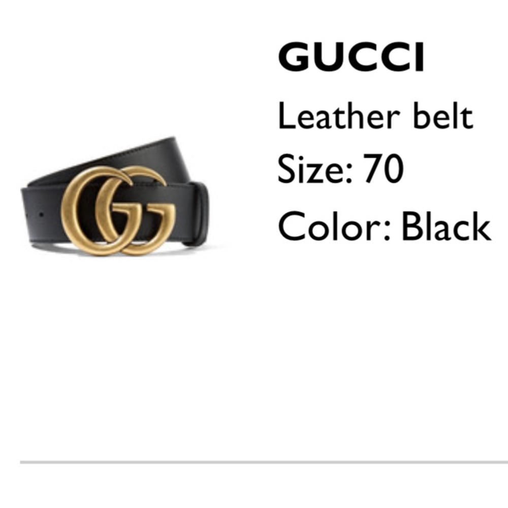 Large bucket Gucci belt